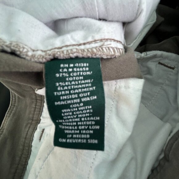 Ralph Lauren Stretch Cotton Capri Pants Zippered Pockets & Legs Womens Size 16 - Picture 10 of 11